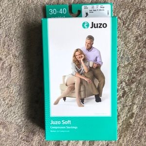 Juzo Soft Compression Stockings AG Size III Only one in a box 30-40 mmHg  Beige.